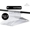 HangBros | 50-Pack of Sleek 18-Inch 14.5-Gauge Metal Hangers |