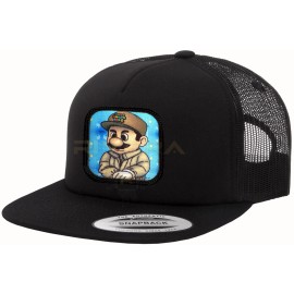 Yupoong Hat Super Chapo Bros BLUE Hat Snapback, Sinaloa Hat, Mexico Corridos Belicos Hat