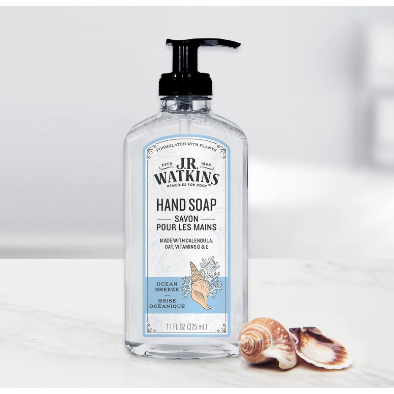 J.R. Watkins Hand Soap Ocean Breeze 11 Ounce