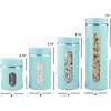 Kitchen Canisters Set For Countertop By Home Basics | Retro-Styled