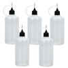 Fine Mouth Needle Dropper Bottles Set of 5 Adjustable Fluid