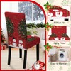 FOREVER QUEEN Red & White Classic Chair Covers 6 Pcs