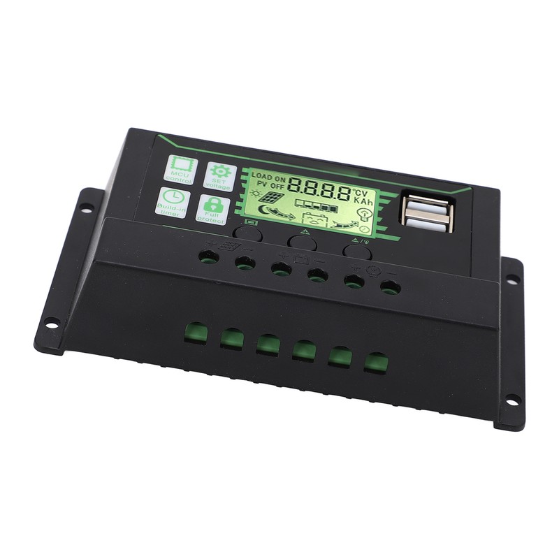 Solar Charge Controller 20A 2 USB Output PWM Control 3