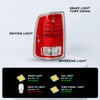 TUSDAR Factory LED Tail Light Assembly Fit for 2013-2018 Dodge