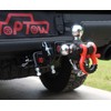 TOPTOW Trailer Hitch with Blue Recovery Shackle Ball Hitch Mount