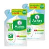 Acnes Foaming Facial Cleanser, Replacement Pack of 2 + Bonus