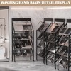 Commercial Hand Sink Display Rack, Rolling Washing Hand Basin Display
