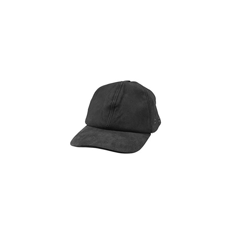 Black Jungle Leather Biker Cap, Leather Cap, Leather Cap, Black