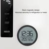 Indoor Thermometer Hygrometer Multifunction Thin Accurate Wall Mounted Digital Alarm