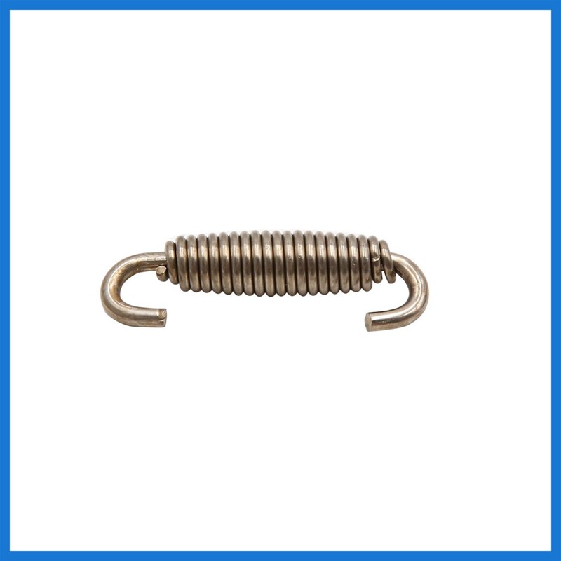 VekAuto 10pcs Silver Tone Motorcycle Exhaust Pipe Silencer Muffler Springs