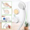 Rücken Eincremehilfe Set (3 Austauschbare Bürstenköpfe), Extra lange Rückenbürste mit