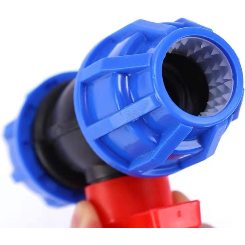 REBECASKYENS 20 mm MDPE PE Ball Valve,Irrigation Pipe Fittings Valve,MUFF