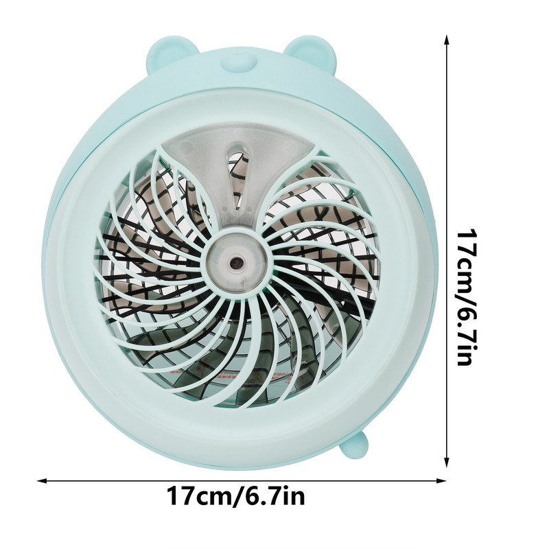 Cute Desktop Mini Fan Portable Humidifying Mist Spray Fan for
