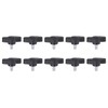 HARFINGTON 10pcs Tee Wing Knobs Thumb Screws M4 x 8mm