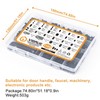 VIGRUE 1105PCS 25 Sizes Metric & SAE Set Screw Assortment