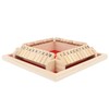4 Sided Shut The Box Dice Game Wooden Board Table