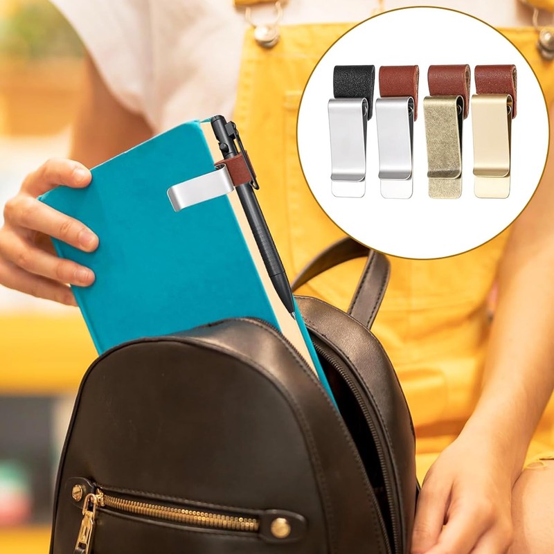 DILUSILK 4pcs Pen Holder for Notebook, Pen Loop for Notebook,