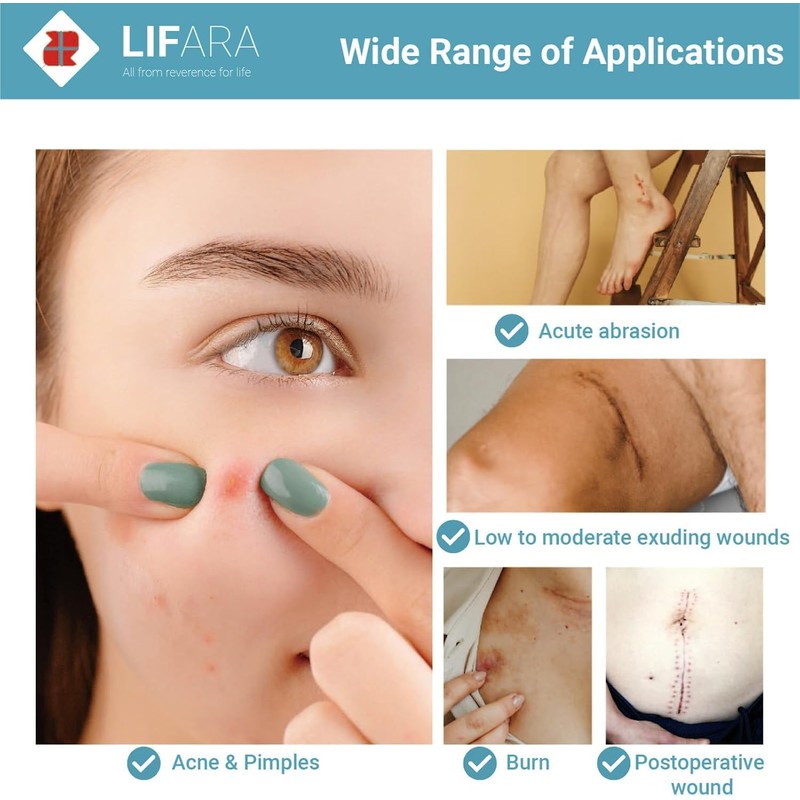 LIFARA Hydrocolloid Roll for Wound Care (WHC210RT) - HSA FSA