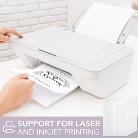 VOISEN 60Pack Vellum Jackets for 5x7 Invitations,115GSM Pre Folded Vellum Wraps, Wedding Birthday Invitation Vellum Paper, Transparent Wedding Invitation 5x7 Vellum Jackets