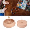 Bead Spinner DIY Beading Turning Bowl 10cm Wooden Manual Beading