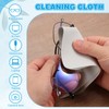 PATIKIL Glasses Cleaning Cloth 13.4" x 9", 5 Pcs Microfiber