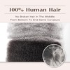 Afro Kinkys Bulk Human Hair, 14 Inch 50G/Pack Soft 4C