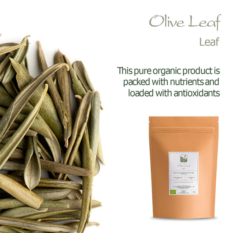 Olive Leaf Tea Organic Greek - Olive Leaves Dried 100g