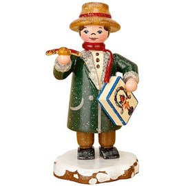 Hubrig Folk Art Small Figures & Miniatures Winter Children Father Buys A 8 cm