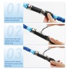 SHOUDE 9FT 4-Piece Travel Surf Fishing Rod, Saltwater Spinning Pole