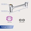 Hibbent All Metal Shower Head Holder, Adjustable Solid Brass Showerhead