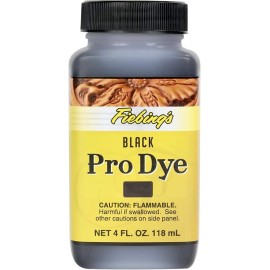 Fiebing's Pro Dye Leather (4 Fl Oz) - Alcohol-Based, 4 oz., Black