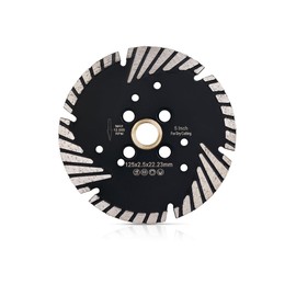 Casaverde 125mm Turbo Diamond Cutting Disc,Diamond Blade for Granite Marble Stone and Hard pavers
