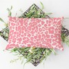 PrintingCo Throw Pillow Cover Pink Cheetah Leopard Print Lumbar Pillow