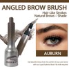 Angled Brow Brush & Dip – Waterproof, Smudge-Proof Liquid Eyebrow