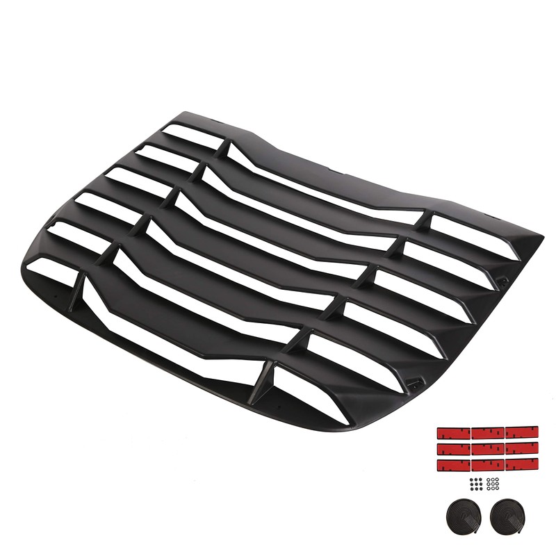 Kojem Rear Window Louver Compatible with 2009-2020 Nissan 370Z Coupe