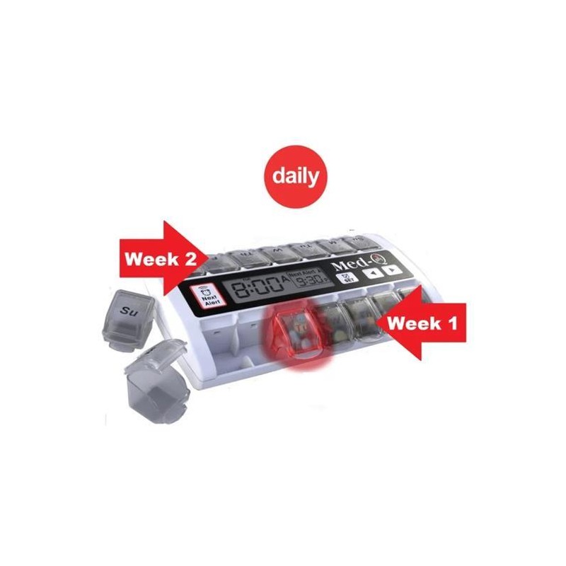 Med-Q White Automatic Pill Dispenser