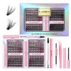 HEYMKGO Kit de Extensiones de Pestañas en Racimo 480 Piezas