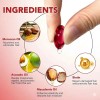 Capsulas Capilar Vitamina Aceite Suero Nutrición 6 Frascos