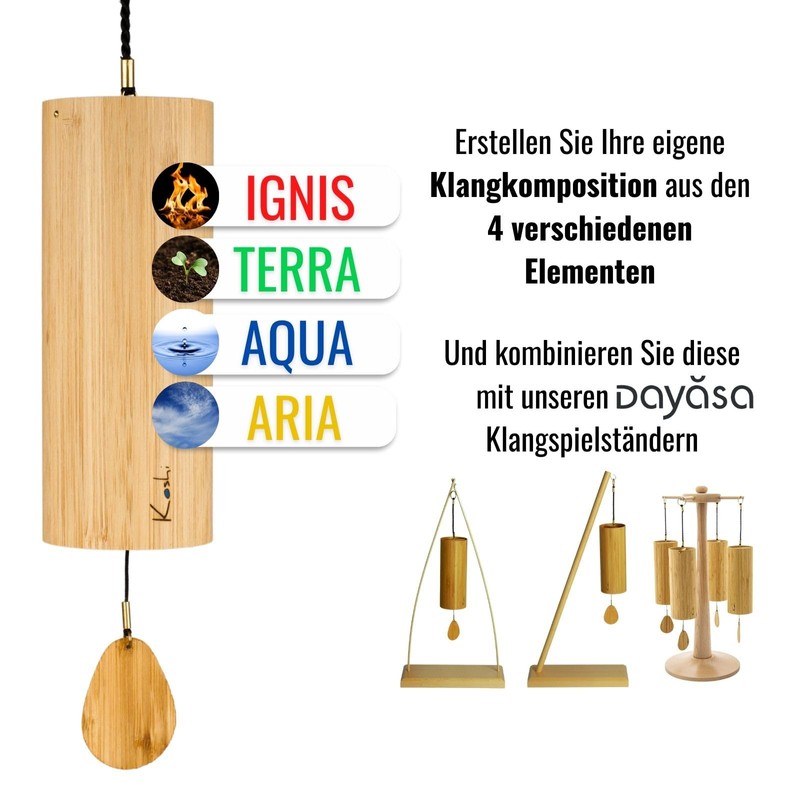 Koshi Wind Chime Earth - Terra Wind Chime - Wind
