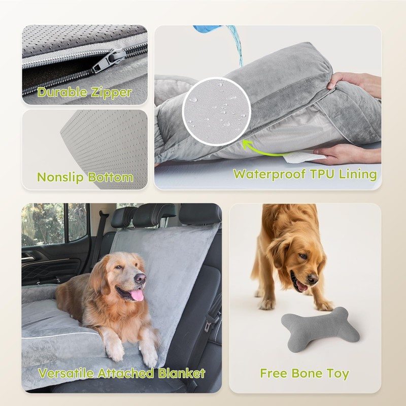 CWAWZ Jumbo Dog Bed for Extra Large Dogs, Orthopedic Dog