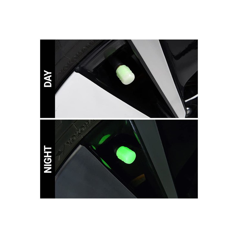Marcraft Fluorescent Green, Glowing, Glow In The Dark Plastic Tyre