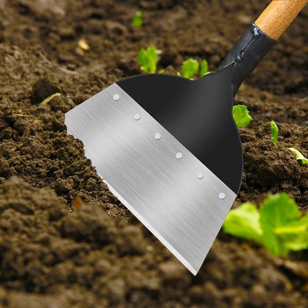 Multifunctional garden shovel, outdoor garden cleaning shovel, suitable for weeding,