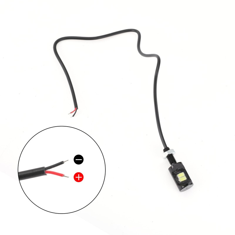 REPAIROCK 2 Pcs License Plate Light 12V LED Tag Lamp