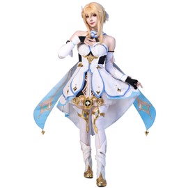 OSIAS Upgraded Edition Genshin Impact Lumine Cosplay Costume(L)