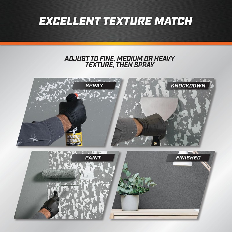 DAP Spray Texture Knockdown Water Based 2n1 Wall & Ceiling