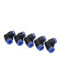 8 mm IQS Pneumatic Angle Connector 90° Pack of 5