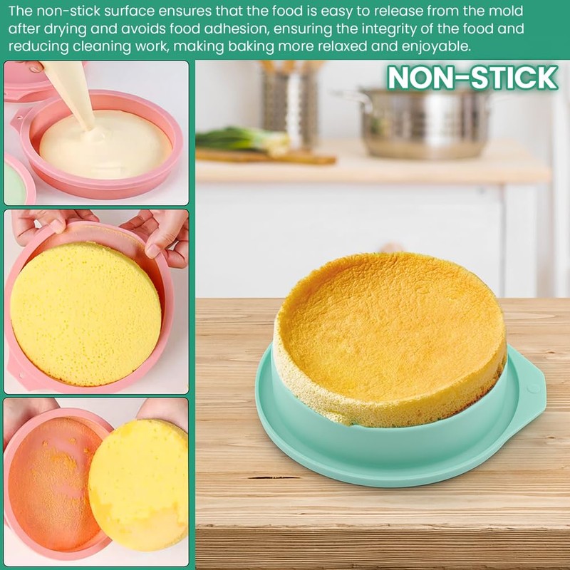 4Pcs Air Fryer Egg Mold, Silicone Egg Bites Molds for
