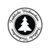 Rayher - Stamp "Frööhliche Weihnacht" (Merry Christmas) - 3cm Diameter