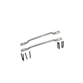 Kay Enterprises Horse Cargo Trailer Door Grab Pull Handle Mill Finish Aluminum 13.40″L x .50 Dia. Includes mounting Fasteners. 1 Pair. Provides Assistance to Pull up Inside Cargo aby.