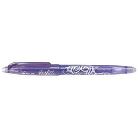 Pilot Frixion Fine Line Heat/Friction Erasable Rollerball Pen 0.5mm Tip - Violet